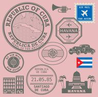 Travel stamps set N8