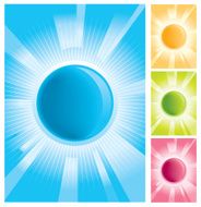 Shine icon text background