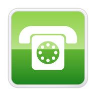 Retro phone Vector icon