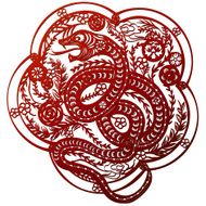 Year of snake decoration