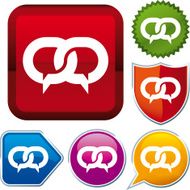 icon series bubble talk