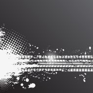 Grunge tire track background N7