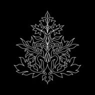 Vintage Ornament on background vector