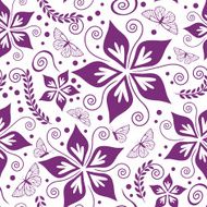 Seamless Floral Pattern N1591