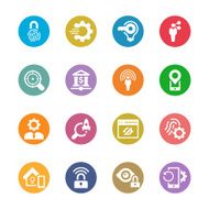 Smart phone communications &amp; Web Icon Set