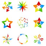 Set of abstract design elements vol 67