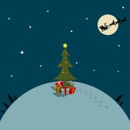 christmas tree with gifts N3