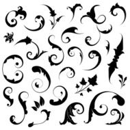Ornate swirl set N3
