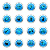 Blue Icons - Psychology