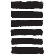 Splash blot banner set in black on white abstract watercolor N41