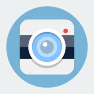 Flat camera icon N2