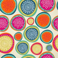 Merry Christmas elements colorful bauble seamless pattern
