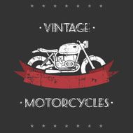 Retro motorcycle