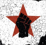 fist grafitti