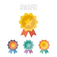 Vector award icons