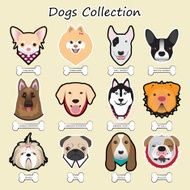 dogs collection vector N2