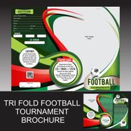 Tri Fold Football Tournament Brochure