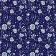 Blue Flowers N37