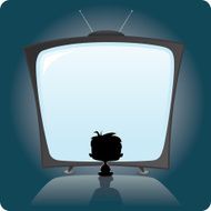 Kid Watching TV N2