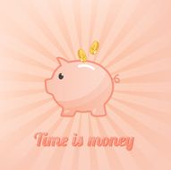 Piggy bank background