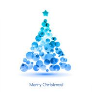 Vector Merry christmas tree background