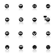 Icons set Faces