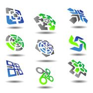 Abstract icons set