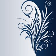 Vector Floral Swirl N16