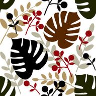 Leaves seamless pattern N35