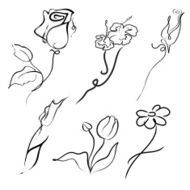 flowers Design Set N6