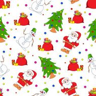 Seamless christmas patern