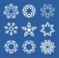 White Snowflakes N2