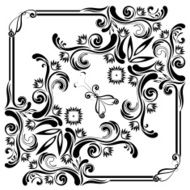 Scroll vintage ornament