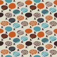 People and bubbles color seamless pattern N2