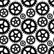 Abstract seamless pattern with cogwheels N4