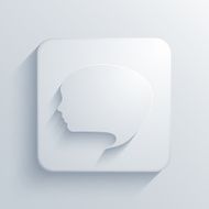 Vector light square icon Eps10 N42