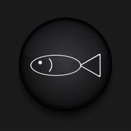 Vector creative black app icon N2