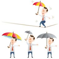 businessman with umbrella N4