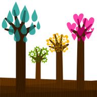 save the planet forest concept trunk hands nature abstract