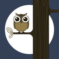 Retro owl