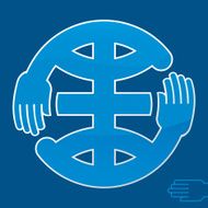 Hands on earth (vector)