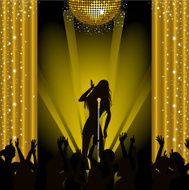 Singer in concert