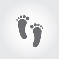 Two foot prints