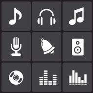 Music Icons &amp; Simbols N3