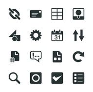 Web Developer Tool Silhouette Icons N2