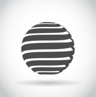 Abstract globe symbol