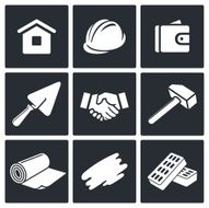 Construction and home repair icons set N2