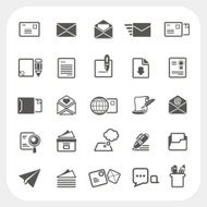 Mail icons set N5