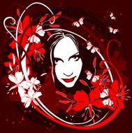 Flowering girl N2