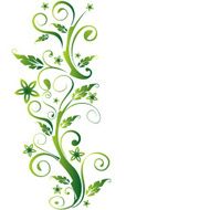 abstract floral ornament N11